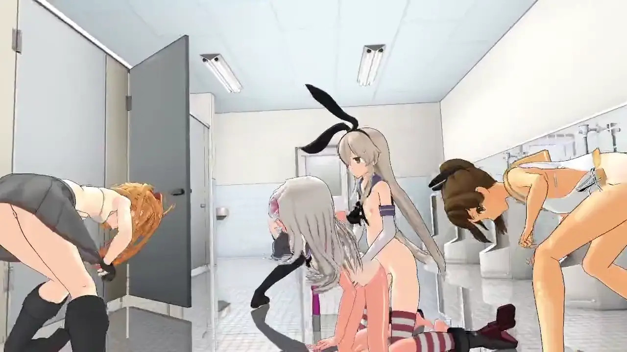 Shimakaze & Fleet Girls - Megu Megu Fire [MMD R18] Ririsu