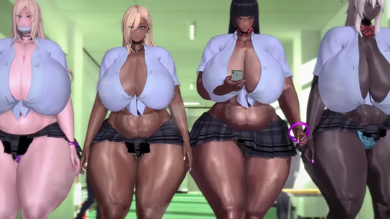 BBW Gyarus' Huge Butt