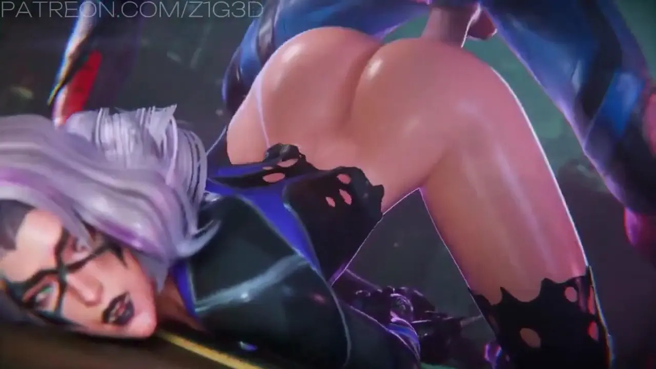 Black cat ass