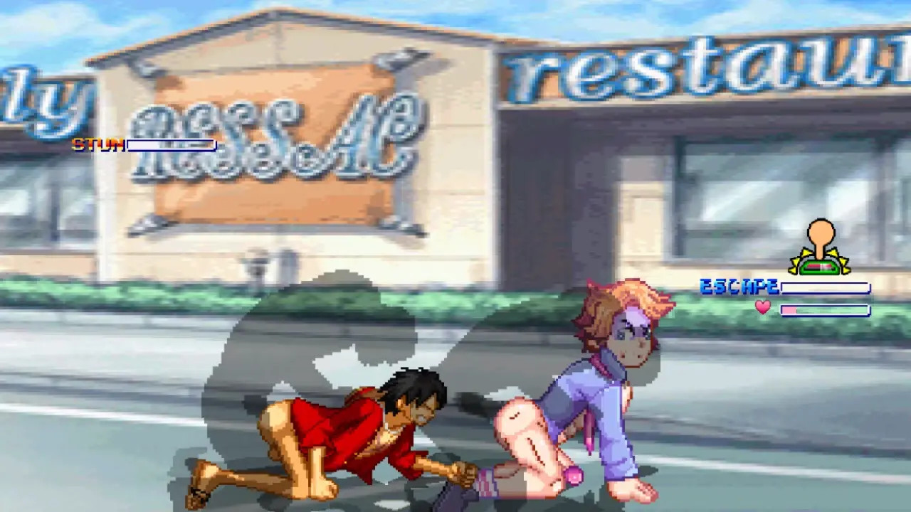 MUGEN Request#96: BrianX2 Fucks Luffy & Senpai