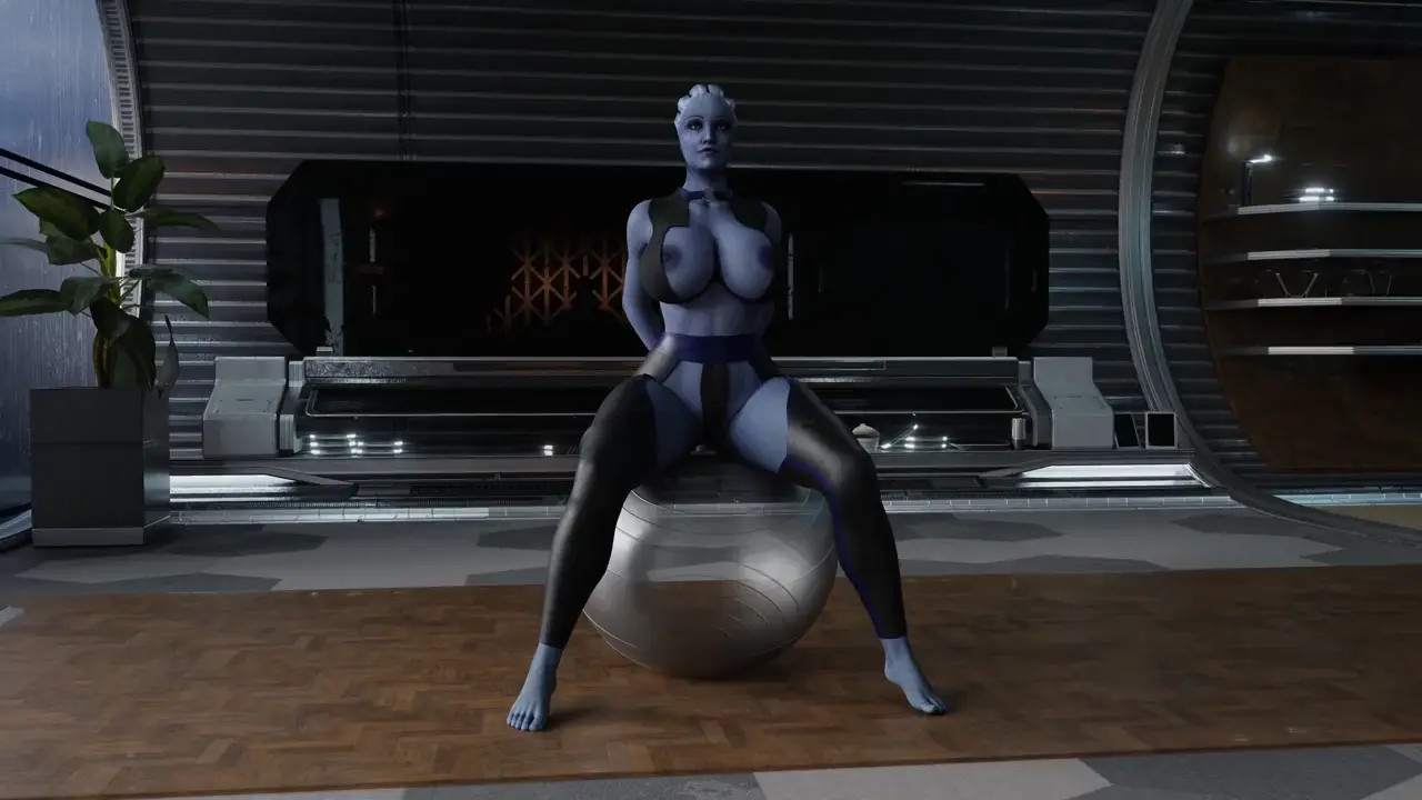 Liara Jump on Ball