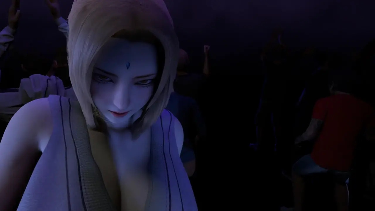 Tsunade cos at the Nightclub