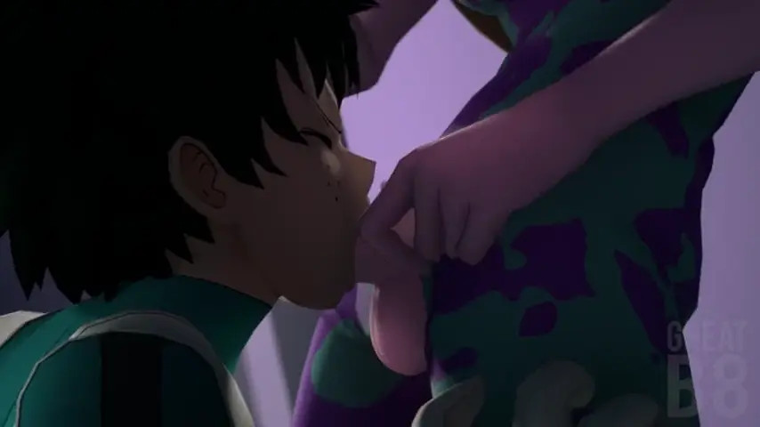 Mina Feeding Deku (gr8m8)