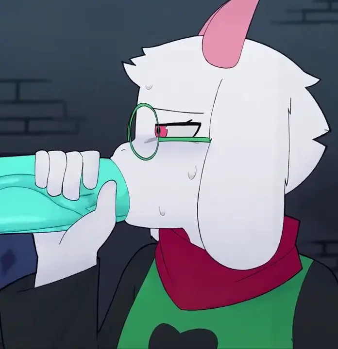Ralsei Loves Sucking Kris's Cock