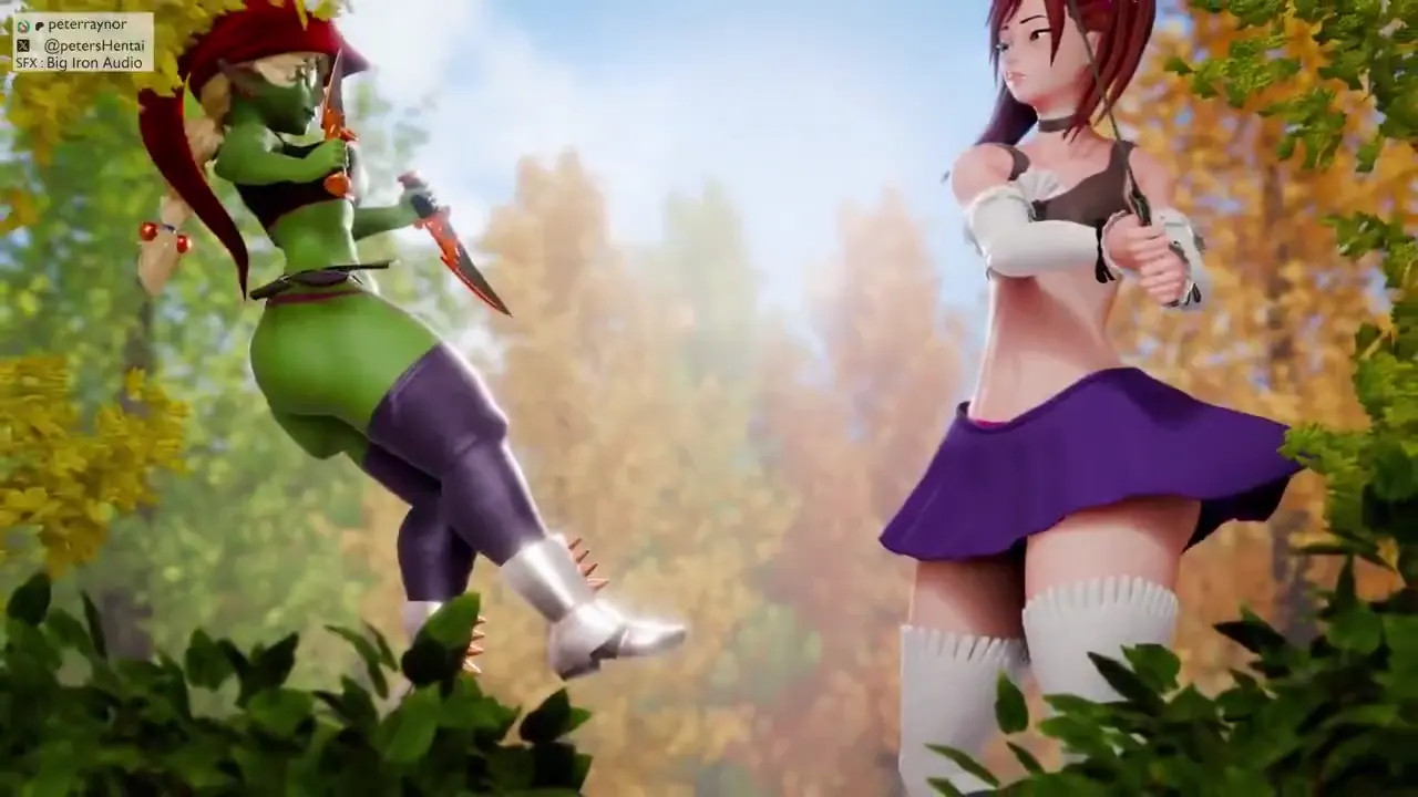 Futa goblin on femboy