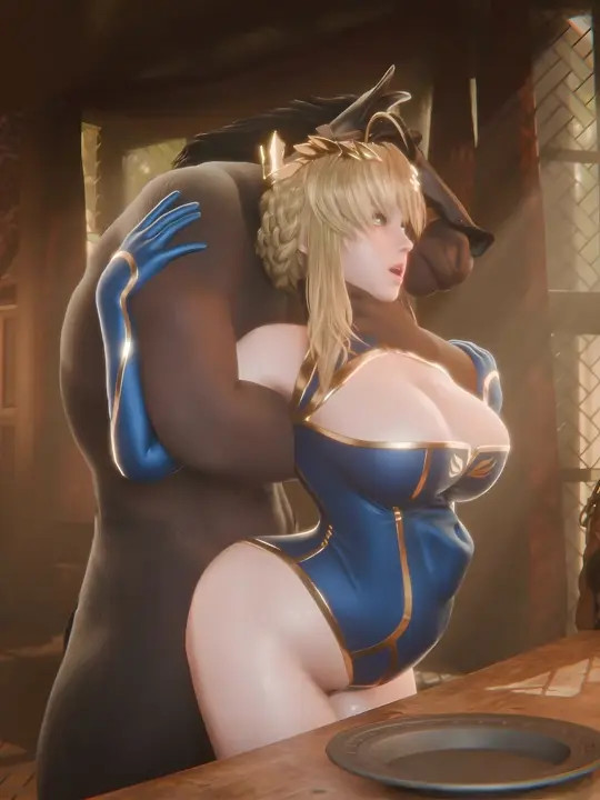 Artoria X Horseman (Pregnant)