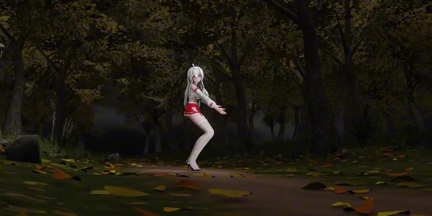 [Haku]Sperm-Draining Haku in Forest Path