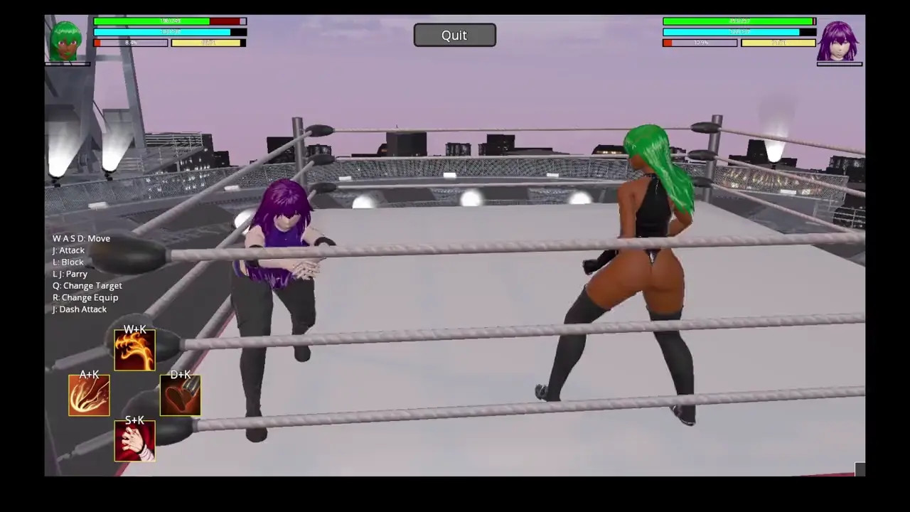 THE ARENA: COLLEENE VS HEATHER (DEBUT MATCH)