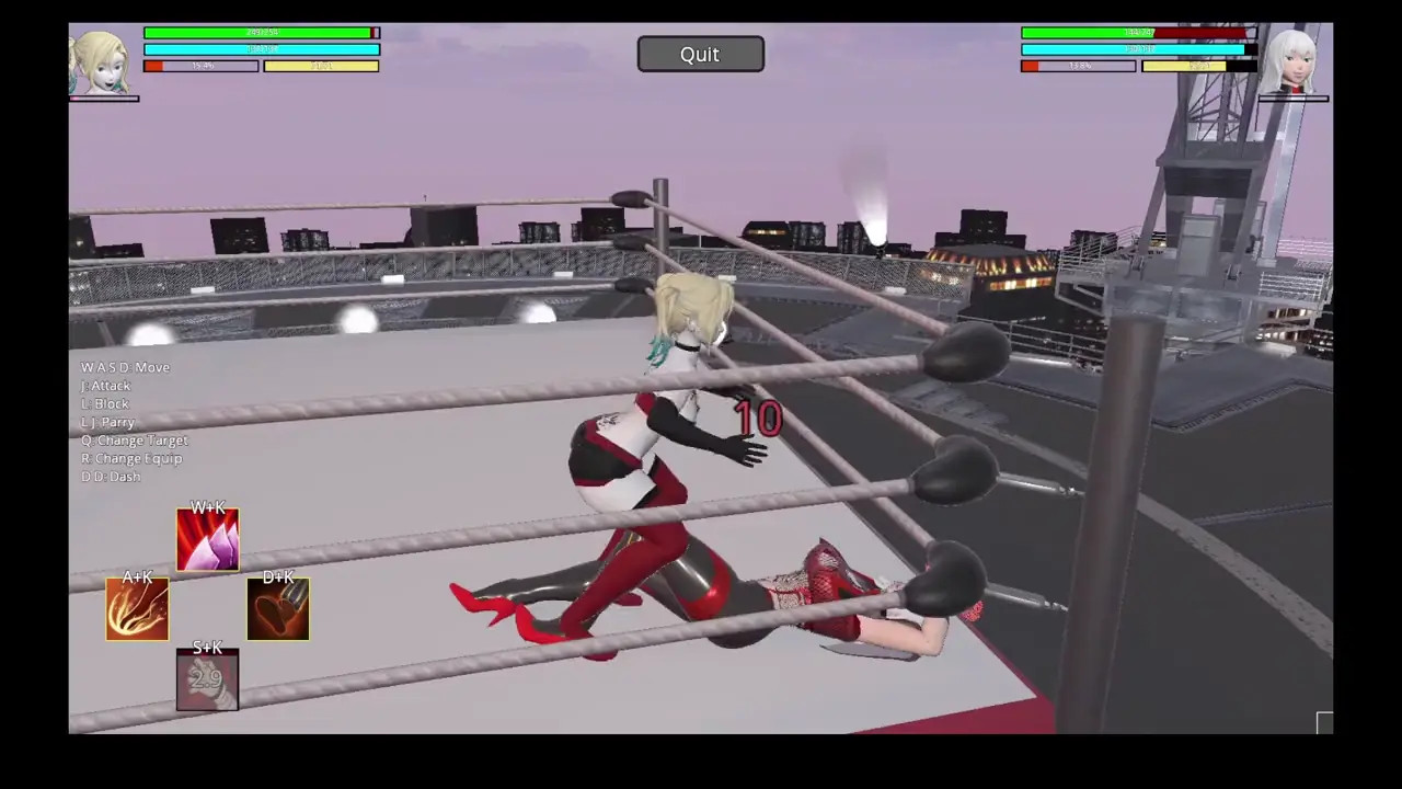 THE ARENA: PARKY QUINN VS AIKA