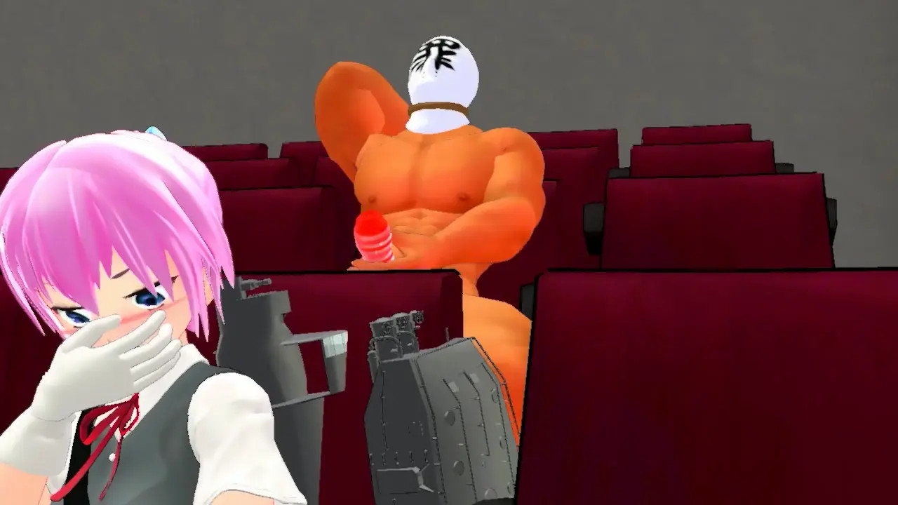 Shimakaze & Crew in Masturbation Cinema (part 2) [R18] Younouburasi