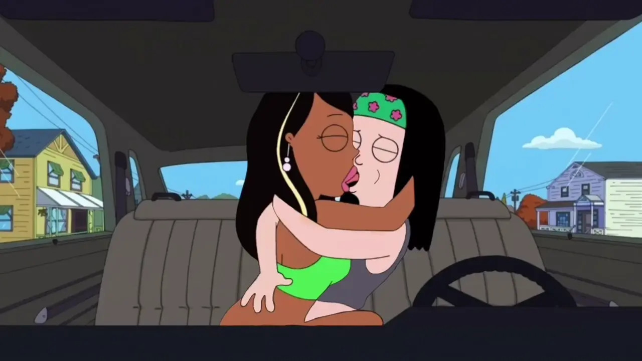 Roberta x Hayley tongue kissing making out