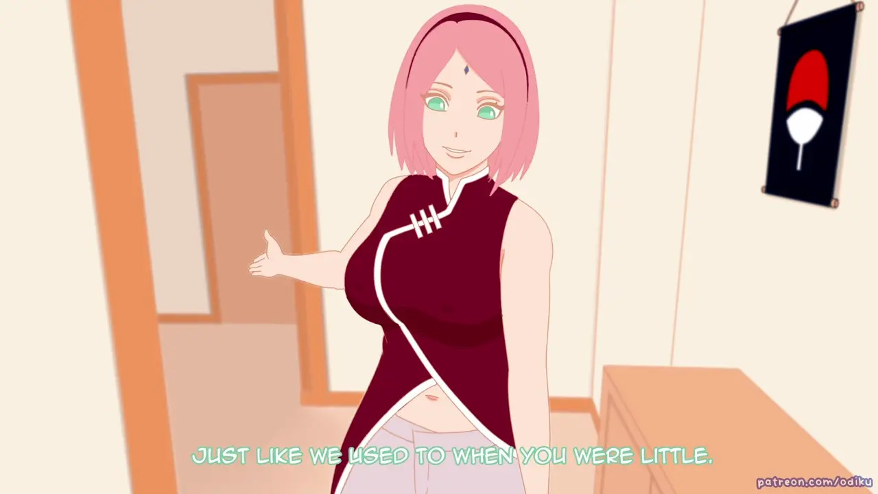 Futa Sarada and Sakura - [Odiku]