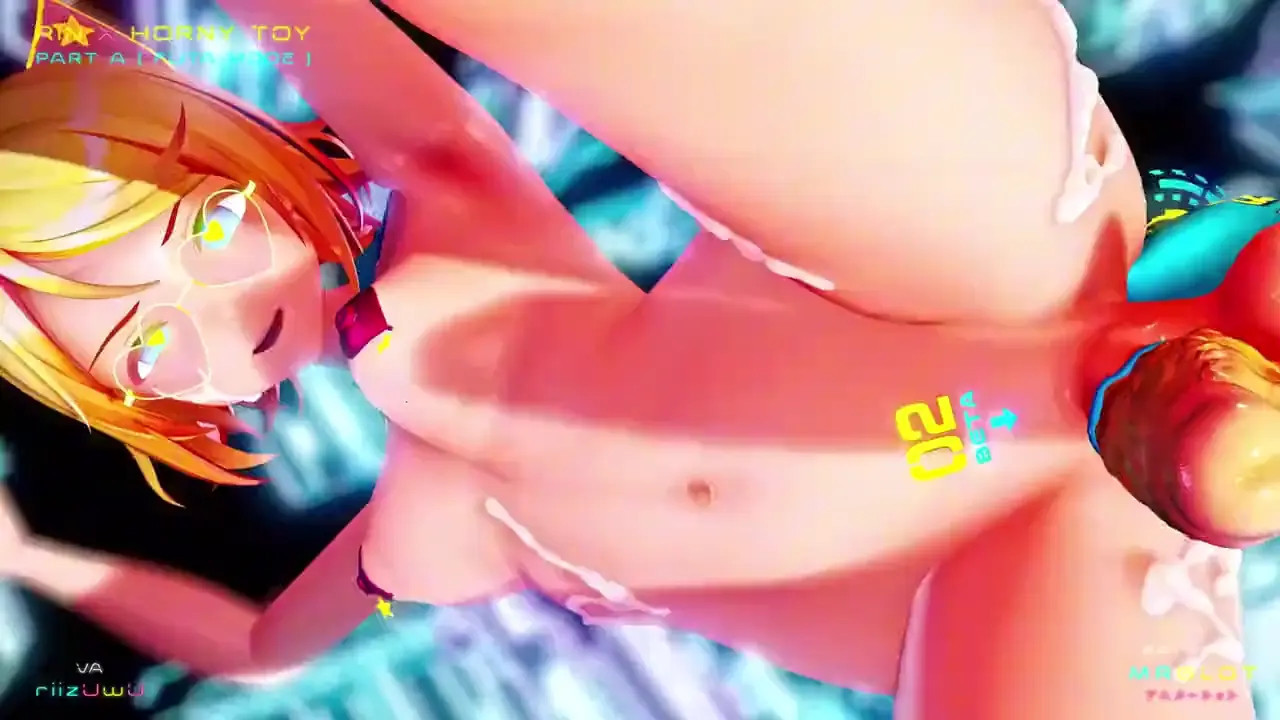 [4K Futafied] Kagamine Rin x Horny Toy - Gomu (A-F) [MrGlot]
