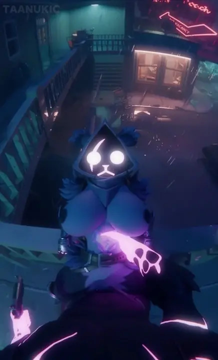 Shadow Meowscles x Raven team leader (Taanukic)