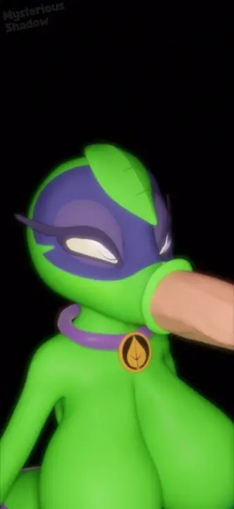 Plants vs. Zombies - Green Shadow blowjob