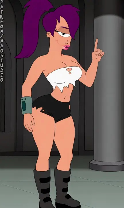 Turanga Leela (Futurama) Short BJ