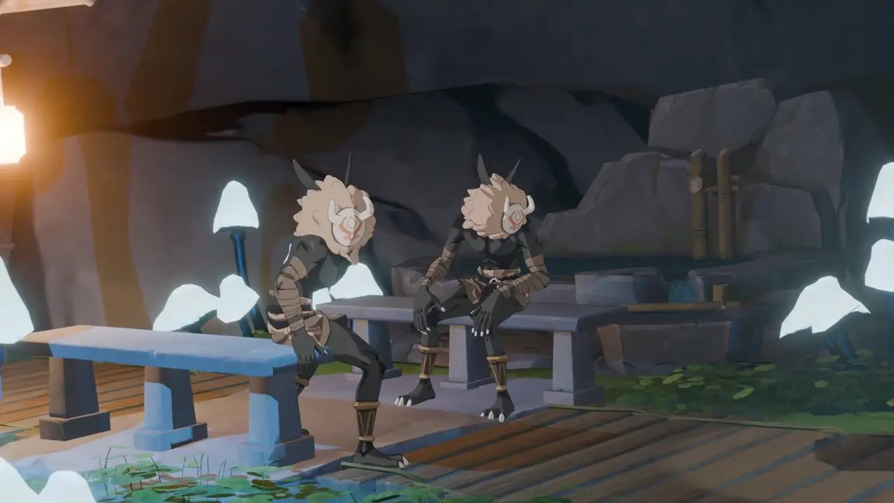 Mona with Hilichurls