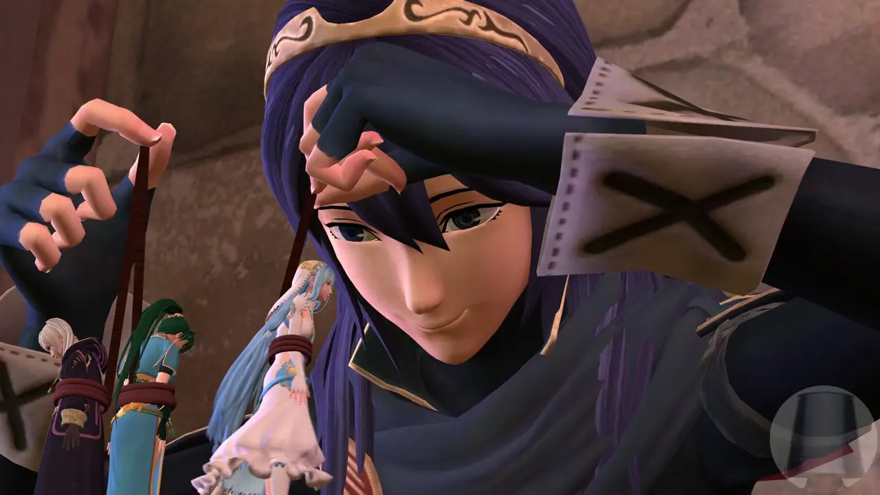 Lucina Vores Azura, Lyn, and Robin (Oral Vore)
