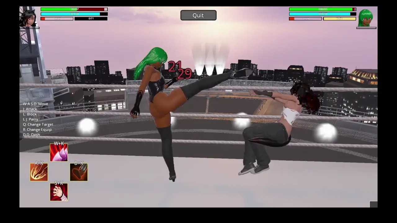 THE ARENA: LYDIA(BLACK) VS COLLENNE