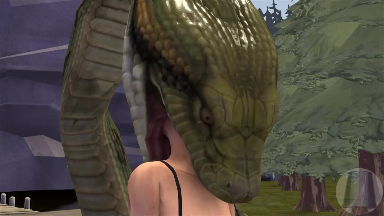 Snake Vores Elizabeth (Oral Vore)