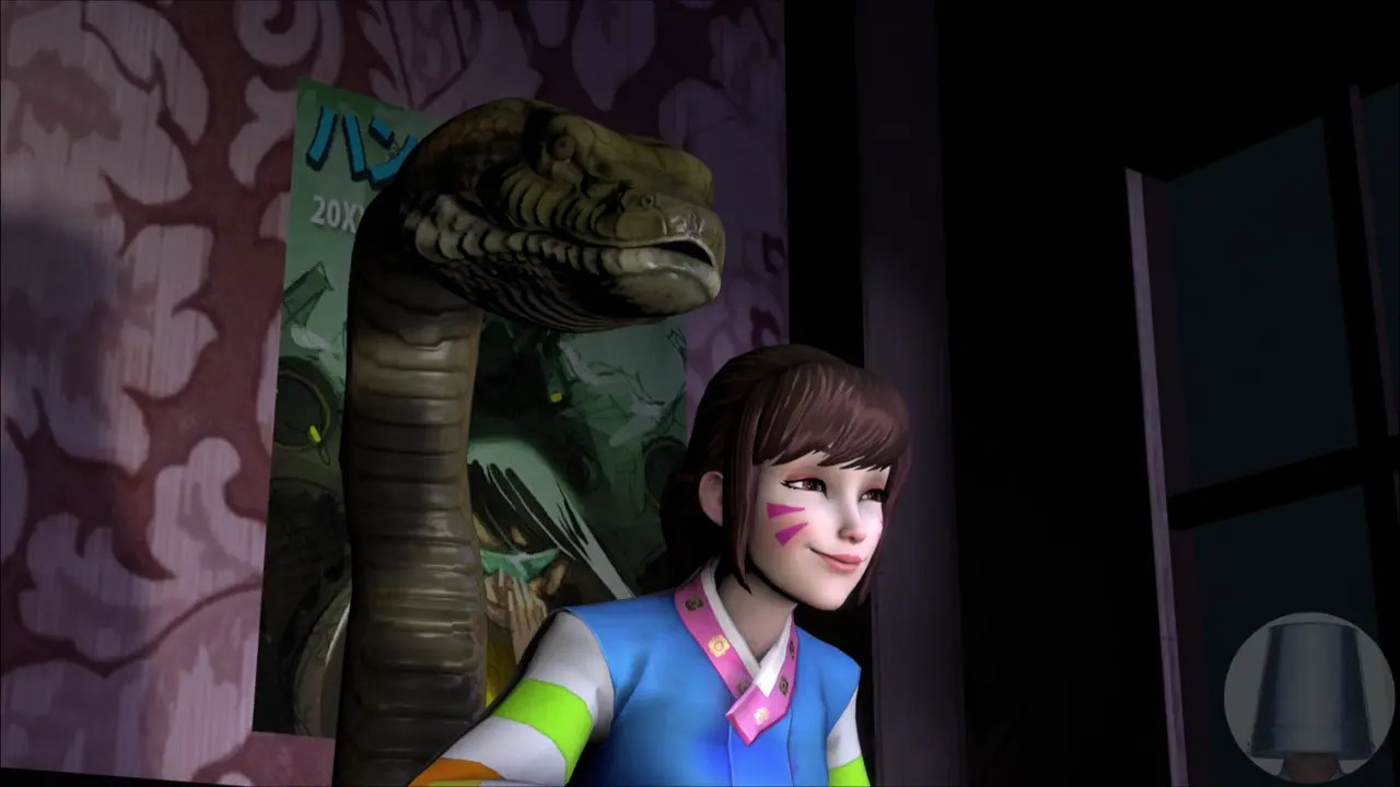 Snake Vore DVa (Oral Vore)