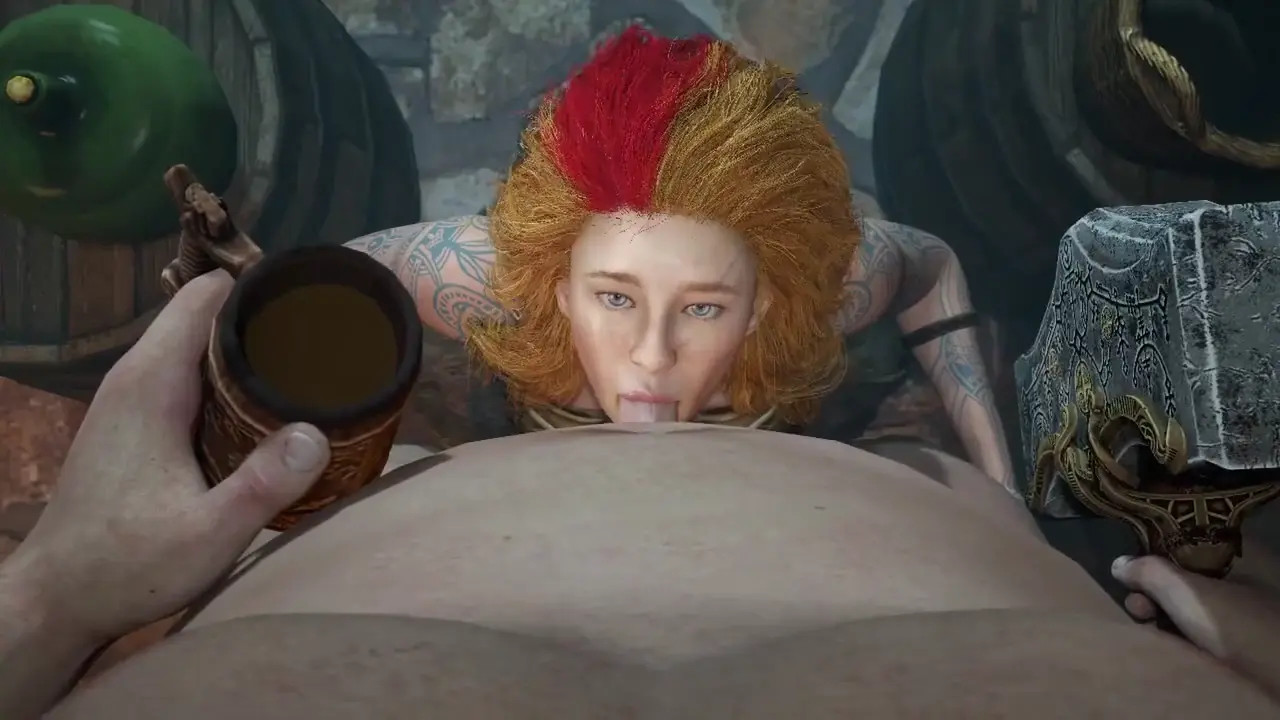 Thrud blowjob Father