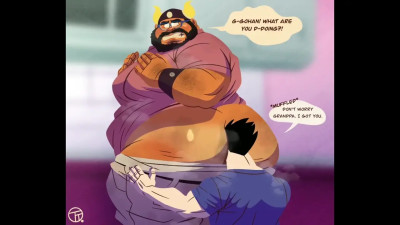 Gohan Rimming Grandpa (5 min LOOP)