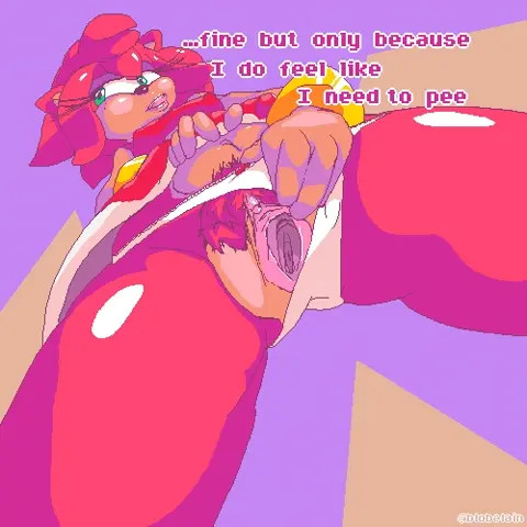 Amy showing Pussy [Blobelian]