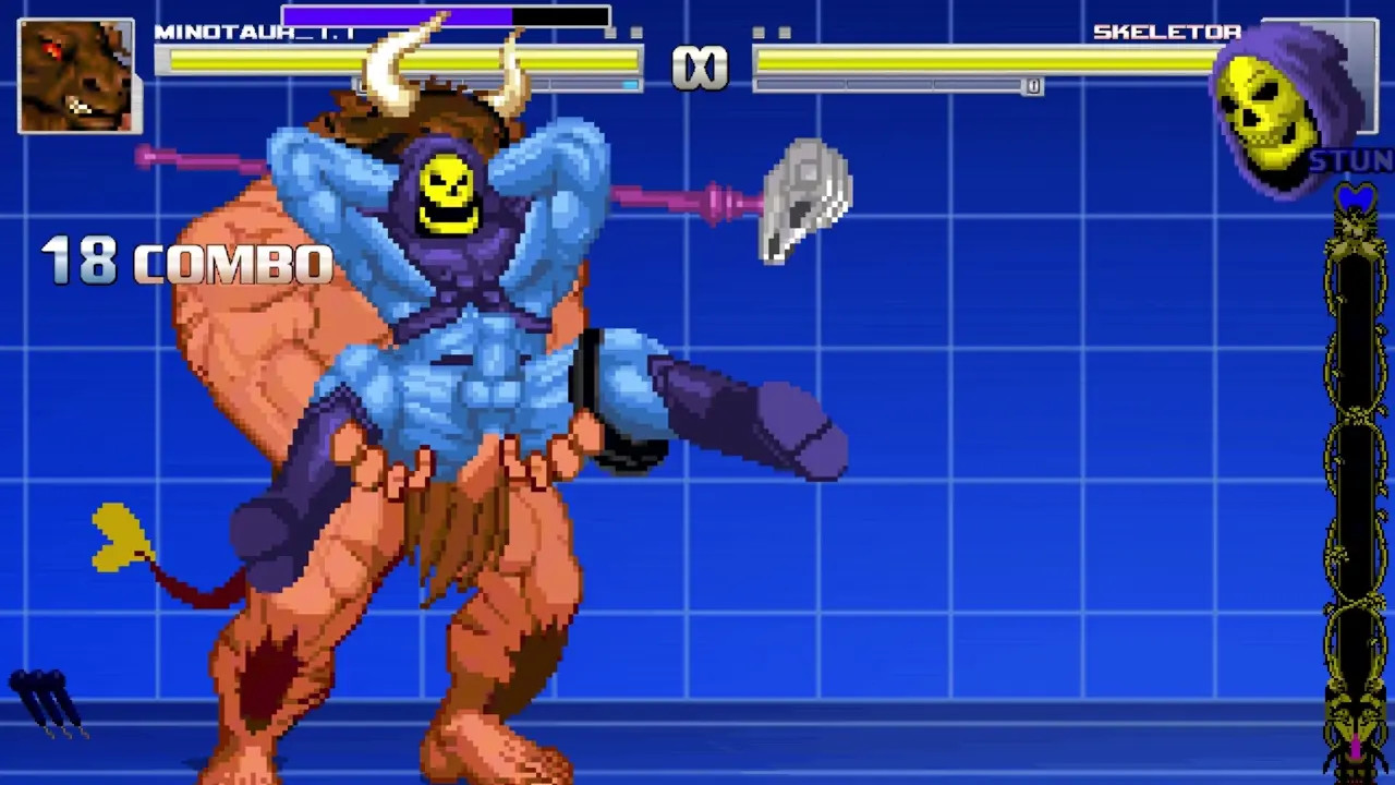 skeletor gets railed by lots of men MUGEN