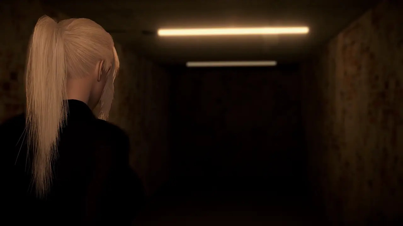 [Love Wolf] Night Demons Agent Jenna Walk + Blowjob Test Scene