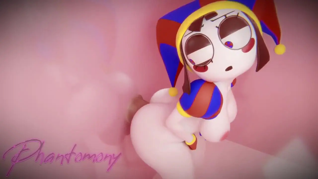Pomni Standing DoggyStyle Pov