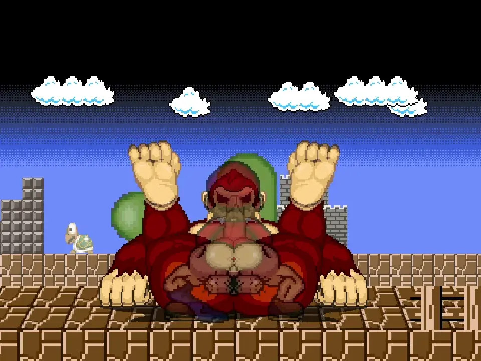 MUGEN: Mario mating pressing Donkey Kong