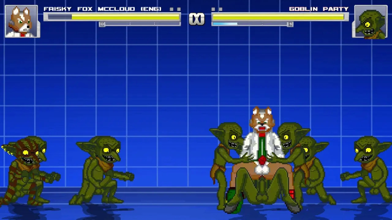 Fox McCloud gets fucked by the Goblin party MUGEN