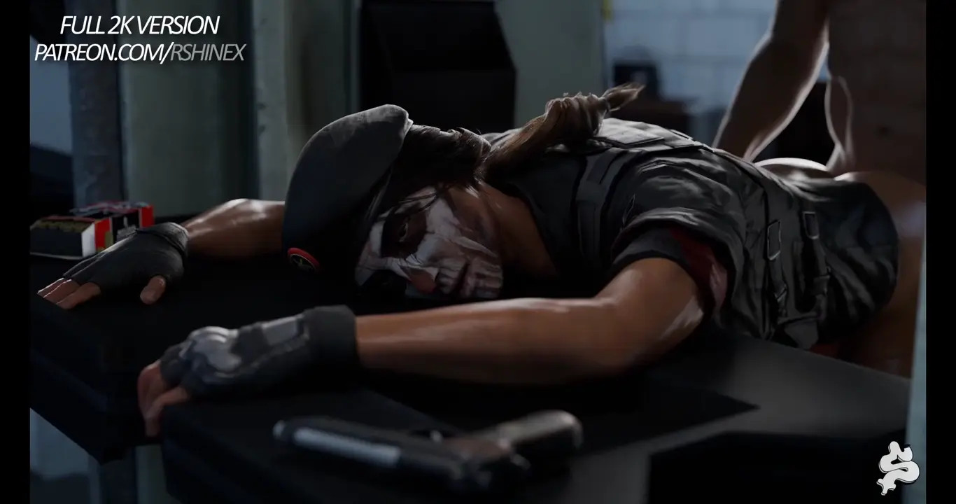 Caveira fucked in a shooting range