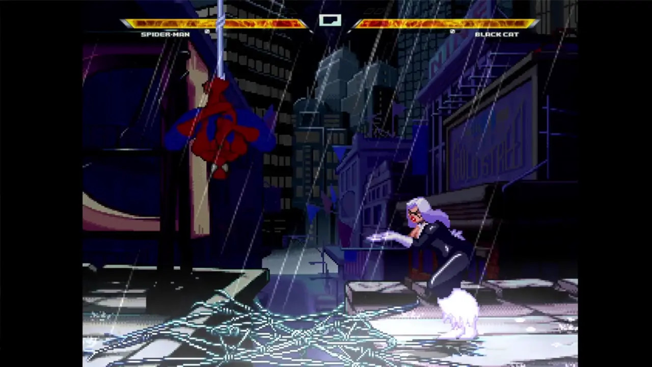 Spider and Black Cat Fight in New York