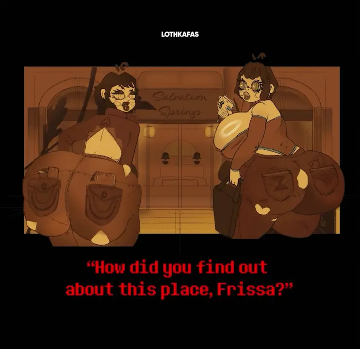 Frisk & Chara Undertale AU - Bimbotale Spa Time