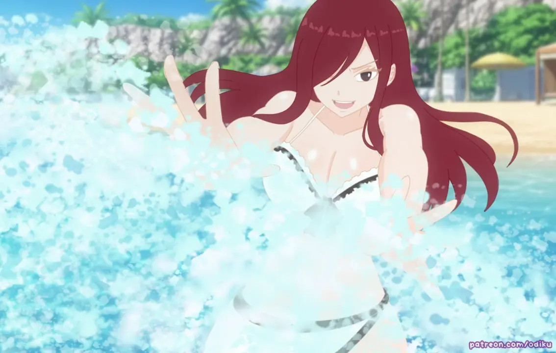 Futa Erza and Lucy - [Odiku]