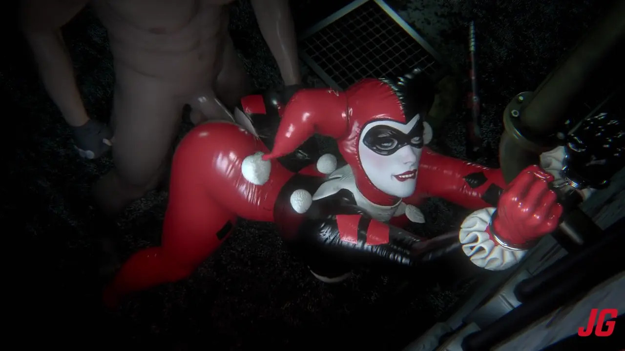 Harley Quinn doggystyle (No Sound) (Jug3D)