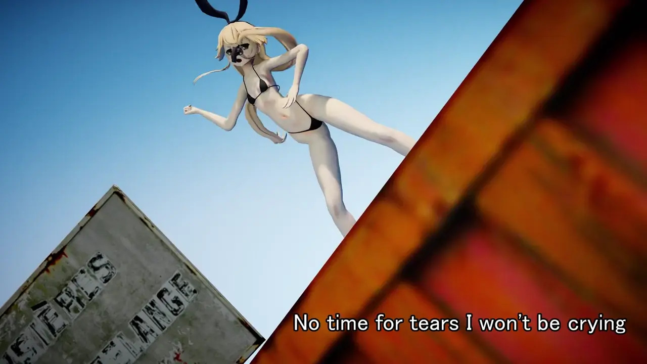 Shimakaze - No Time For Tears [MMD R15] Lime Light