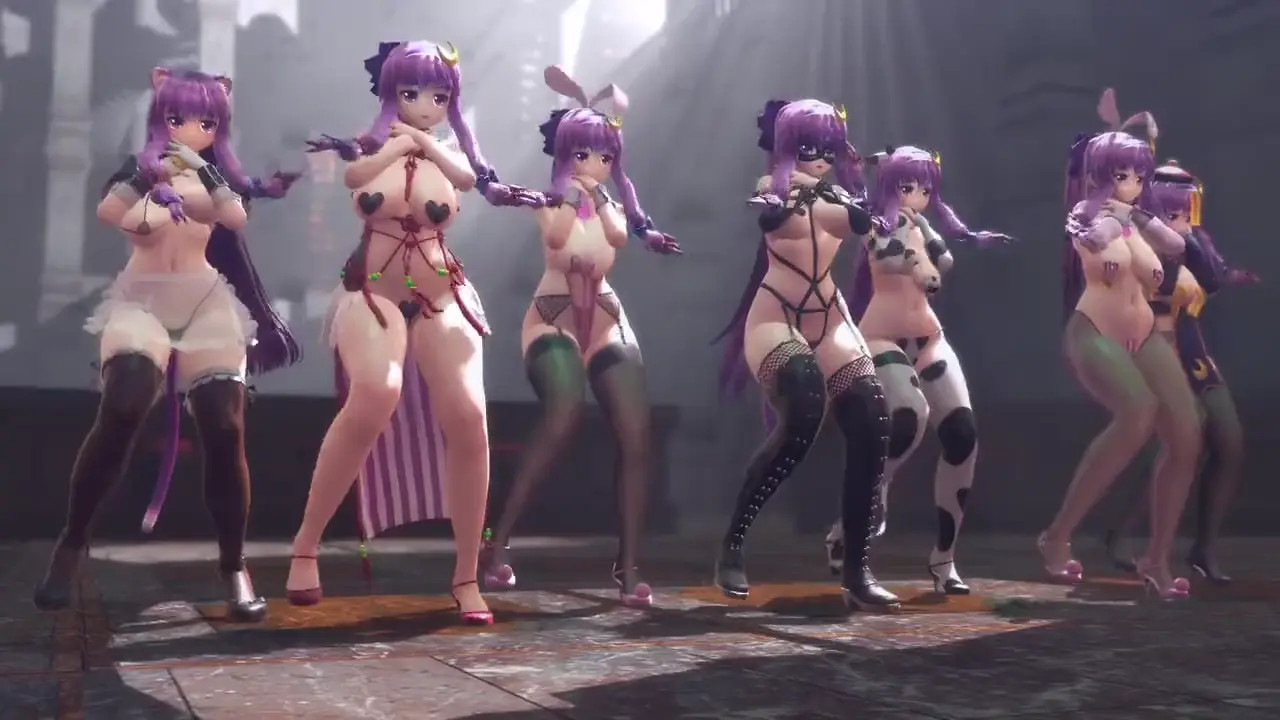 [Touhou MMD] Paranoid Cell Phone Girl Chubby (R18)