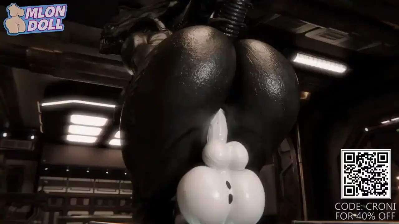 With a space station evacuated, the Xenomorph Queen discovered a toy that was left be
