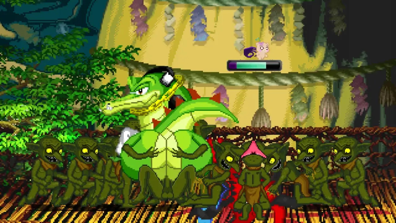 MUGEN Request#138: Goblin Party X Vector The Crocodile & Zavok The Zeti
