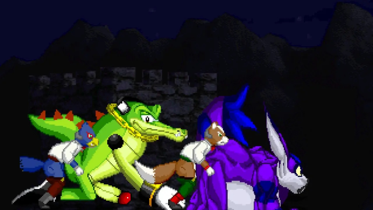 MUGEN Request#140: Fox Mccloud & Falco Lombardi X Big The Cat & Vector The Crocodile