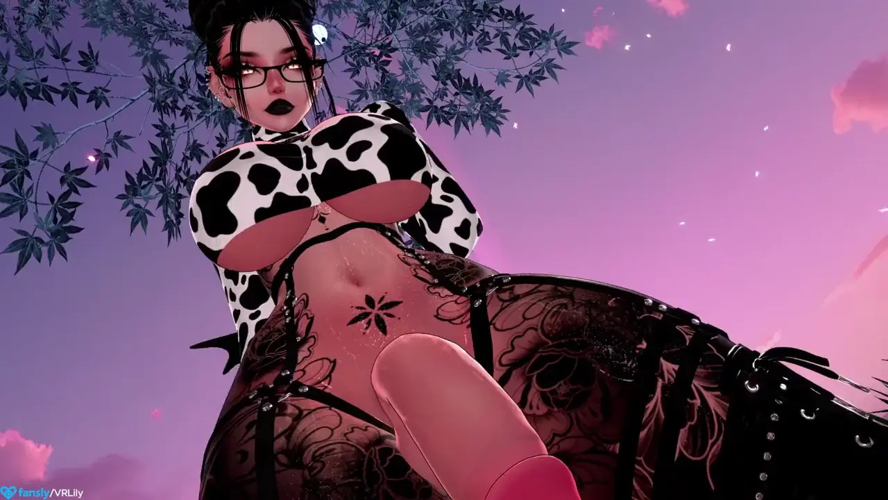 Cow mommy needs to get milked in VRChat