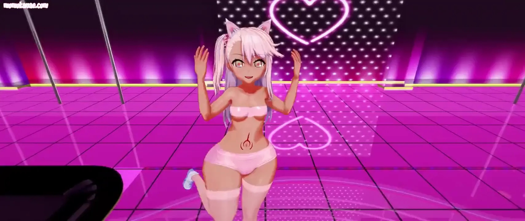 「Illya & Miyu & Kuro」 Party Tonight 【MMD 4K 60fps】