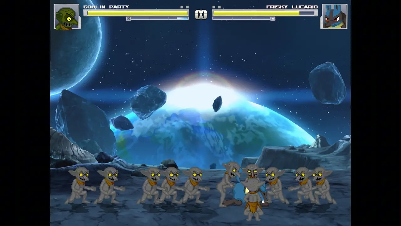 Lucario x Goblin Party MUGEN