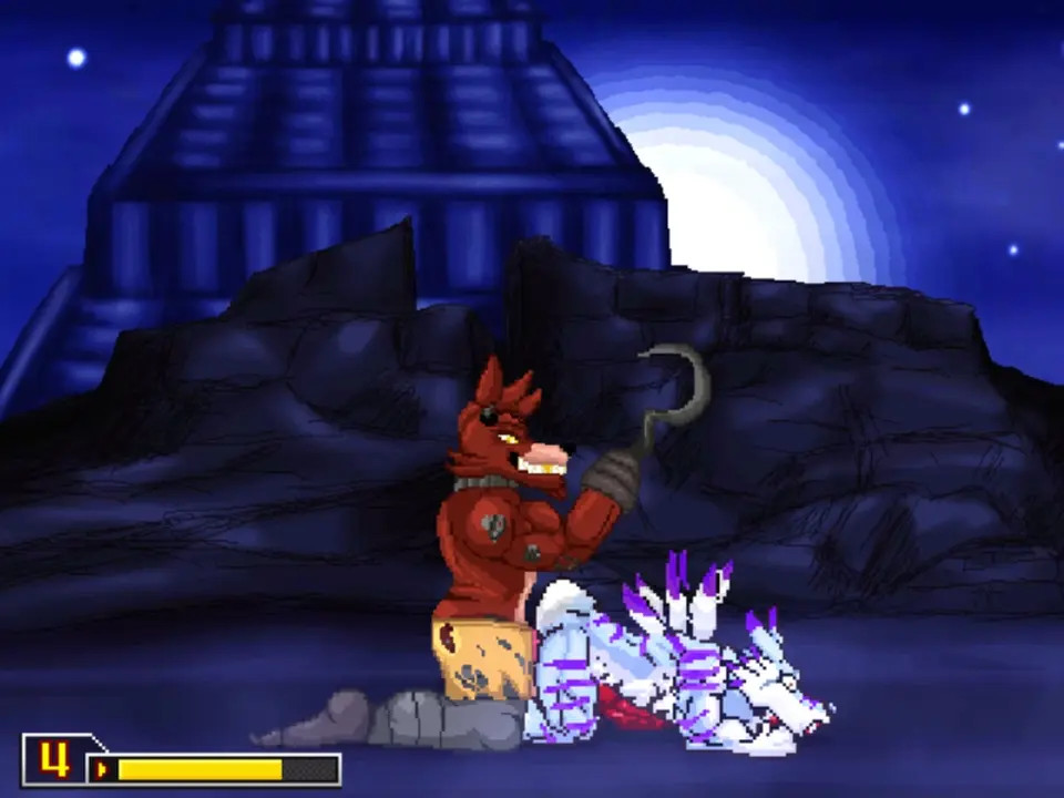 MUGEN Request#148: Foxy Fucks Weregarurumon