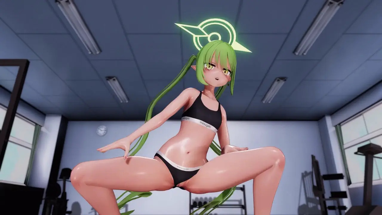Nozomi & Hikari exercise with sin-sack [Genesis mmd]