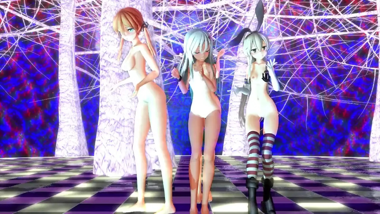 Shimakaze & Fleet Girls - Bad End Night [MMD R18] Kokoiti