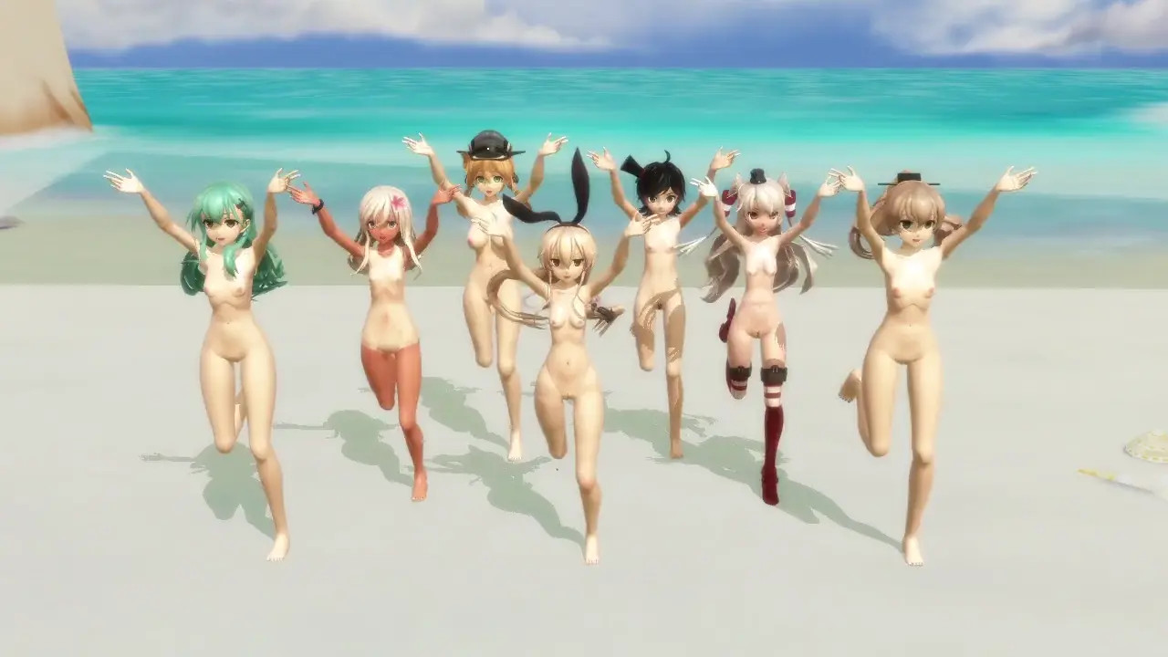 Shimakaze & Fleet Girls - Orange Sapphire [MMD R18] Ototo